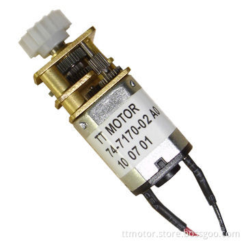 12mm 2.4V DC electric motor with gearbox, for door lock